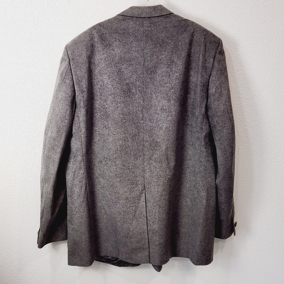 VINTAGE Ratner Clothes Blazer Skinner Ultra Suede Jacket Mens 50L - Picture 4 of 10